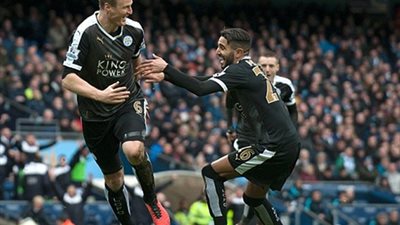 ليستر سيتي(محرز) يحطم شباك مانشسستر سيتي بثلاثية ويواصل الإنفراد بصدارة البريميرليج