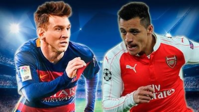 الليلة:آرسنال (النني) يصارع برشلونة(ميسي)بنية الثأرفي دوري أبطال أوروبا