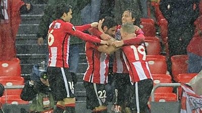 أتلتيك بيلباو يهزم فالنسيا برأسية جارسيا في الدوري الأوروبي 