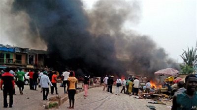 ارتفاع حصيلة ضحايا التفجير الانتحاري شمال شرق نيجيريا إلى 57 قتيلا وجريحا